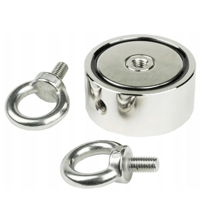 *OFERTELE-IEPURASULUI* Set magnet neodim KRAFTSON % Import Polonia %  10415, 140kg, cu carabiniera, franghie si manusi