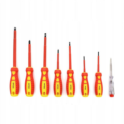 *OFERTE-DE-VARA* Set surubelnite cu valiza KRAFTSON % Import Polonia %  10906, 8 buc
