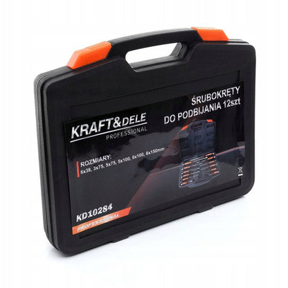 Set surubelnite cu varf magnetic KRAFTSON % Import Polonia %  10284, 12buc