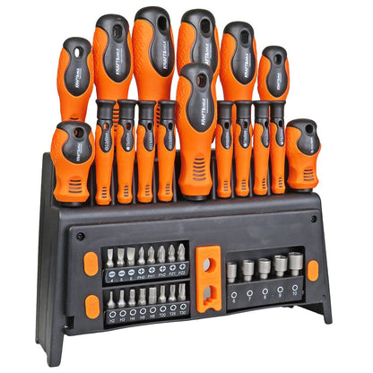 Set surubelnite si biti cu MAGNETIZOR, KRAFTSON % Import Polonia %  10900, 39 elemente