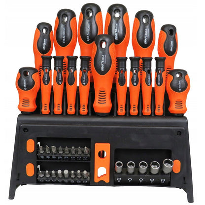 Set surubelnite si biti cu MAGNETIZOR, KRAFTSON % Import Polonia %  10900, 39 elemente
