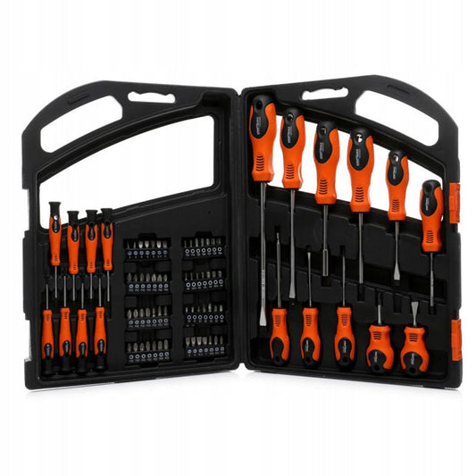 Set surubelnite si biti POLSKI K10904, 75buc