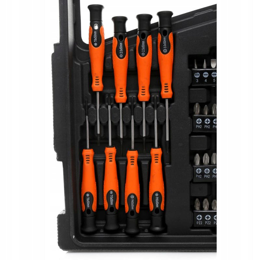 Set surubelnite si biti POLSKI K10904, 75buc