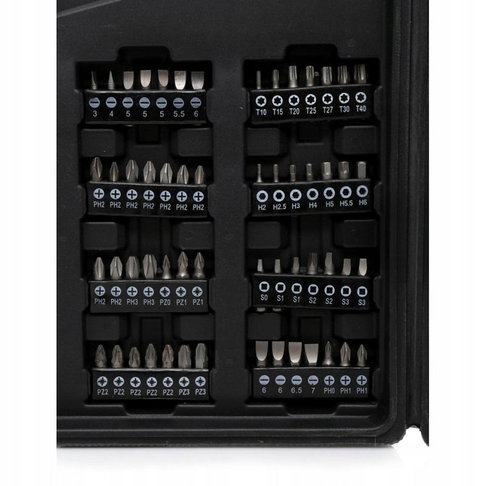 Set surubelnite si biti POLSKI K10904, 75buc