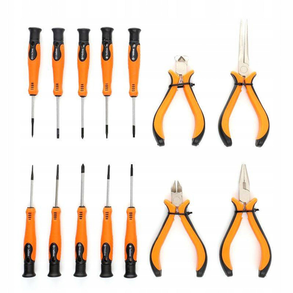 Set surubelnite si clesti POLSKI K10894, 14 buc