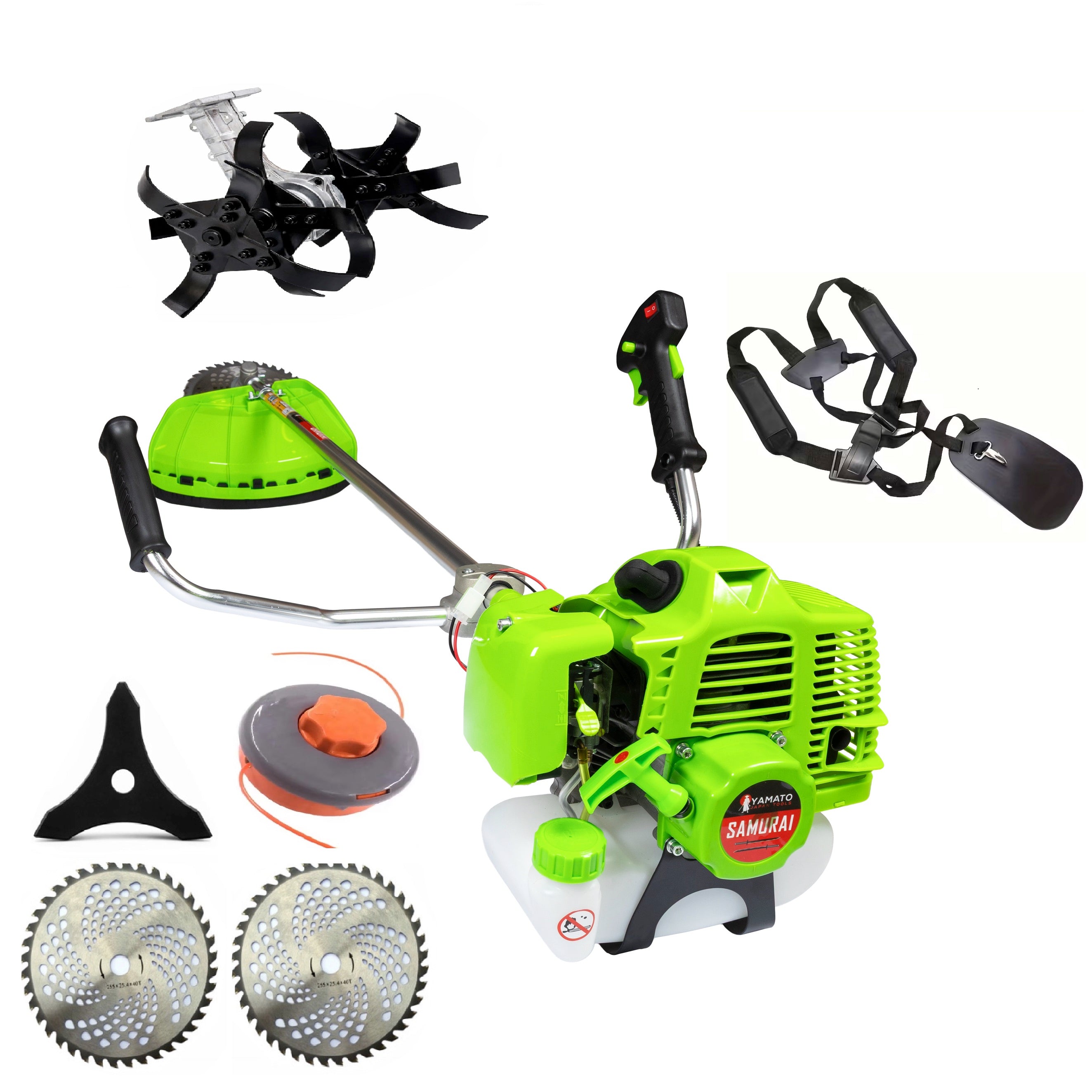 yam Set Motocoasa Yamato Samurai YAM-909S, 8CP, + Cap Cultivator