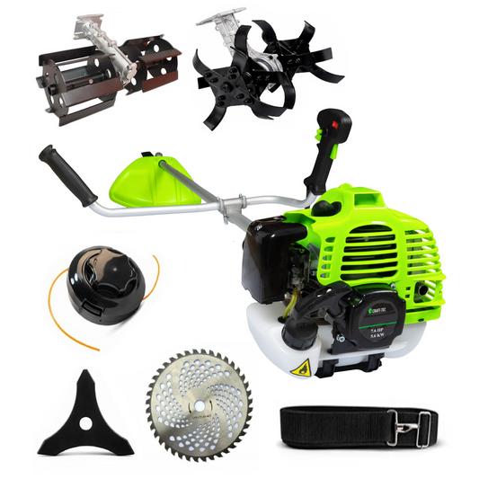 Motocoasa CT-EuroUnelte PRO, 7.6CP, + Cap Cultivator + Cap Prasitoare + Extra Disc Vidia CADOU