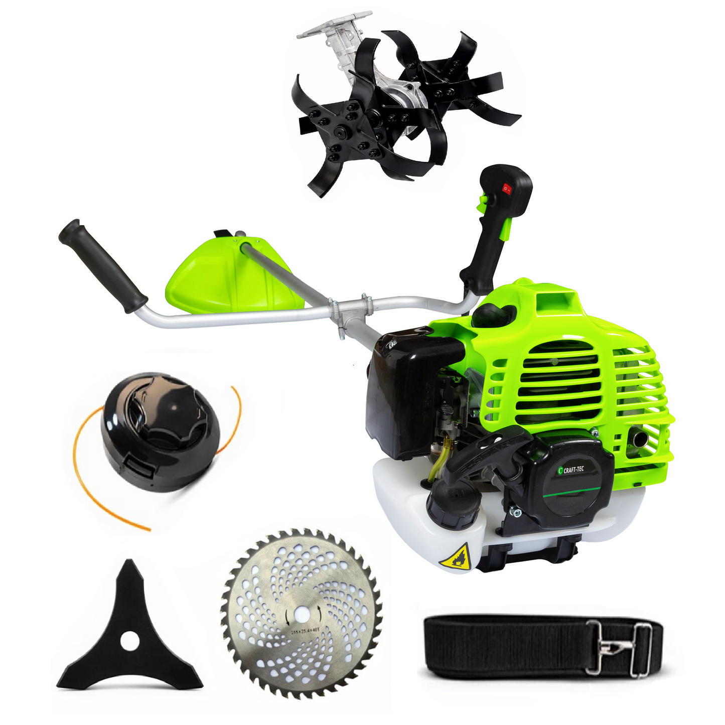 Motocoasa CT-EuroUnelte PRO, 7.6CP, + Cap Cultivator