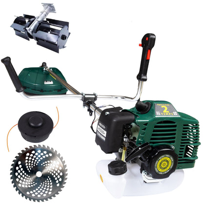Set Motocoasa LIDERMAN GTO6HP-BM-2T, GREEN-Racing, 9.7CP + Cap Prasitoare + Extra Disc Vidia CADOU
