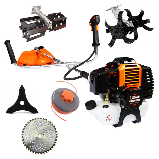 Set Motocoasa pliabila Yamato ZRX-8600 Racing Edition, 7CP, + Cap Cultivator + Cap Prasitoare
