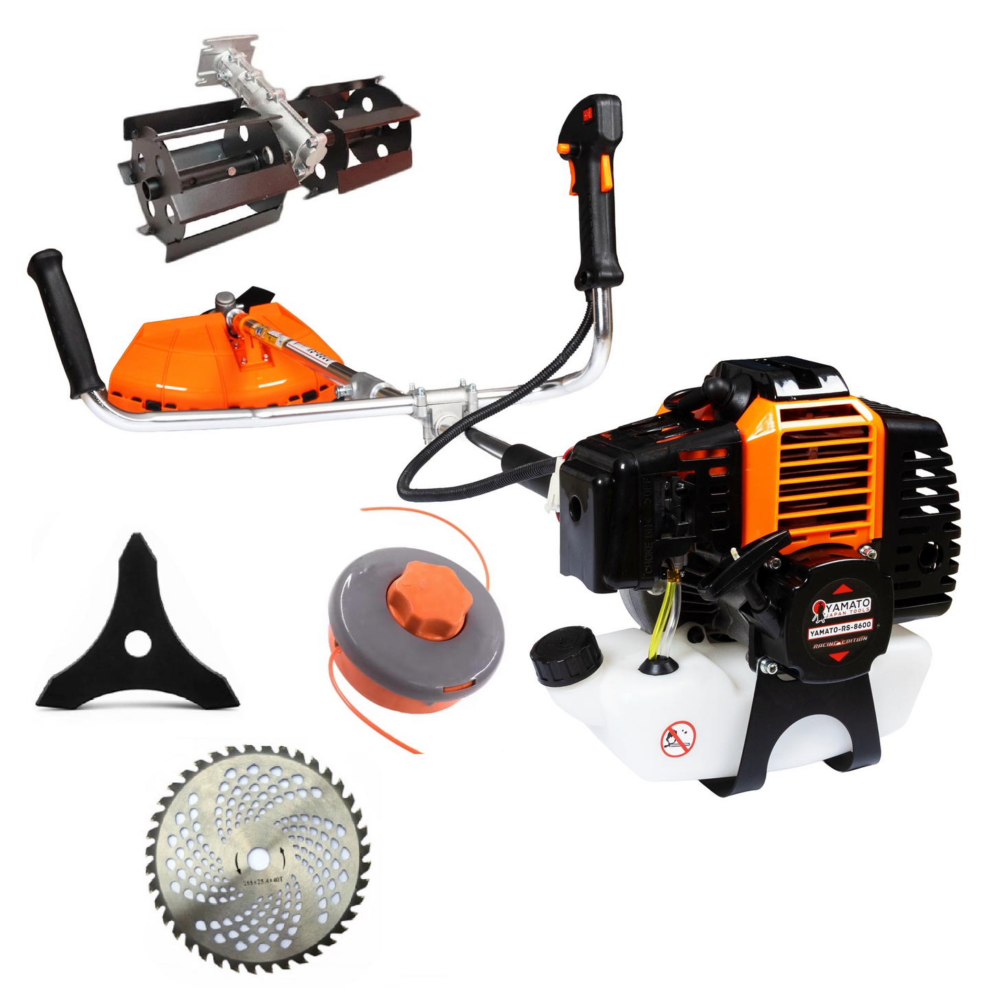 Set Motocoasa pliabila Yamato ZRX-8600 Racing Edition, 7CP, + Cap Prasitoare