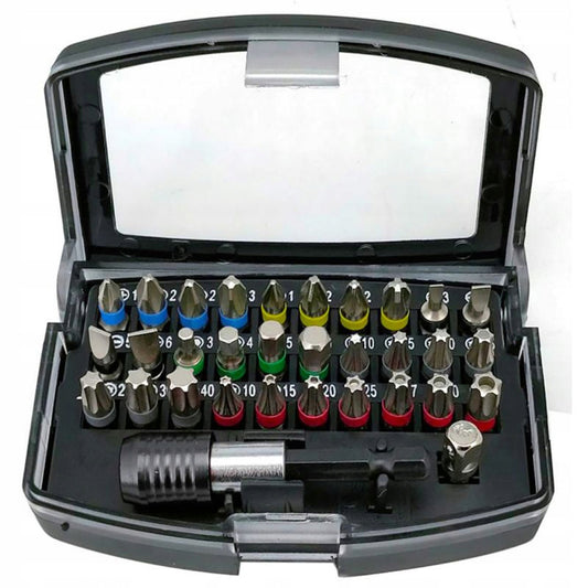 Set biti cu adaptor, 25mm, 32 piese, 10472