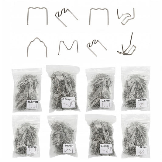 Set 800 agrafe-capse pentru sudura si reparatii in plastic, KD10765
