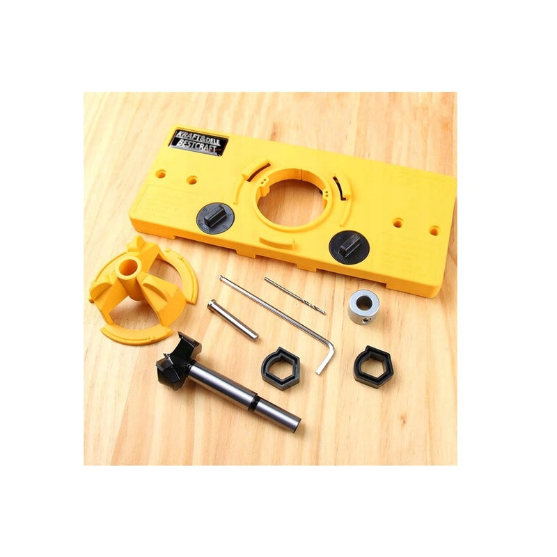 *OFERTELE-IEPURASULUI* Set ghidaj de gaurire pentru balamale, KD11251, 12 elemente
