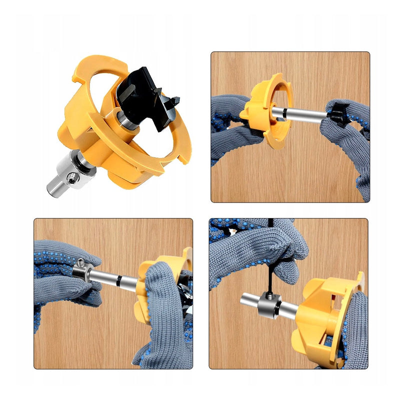 *OFERTELE-IEPURASULUI* Set ghidaj de gaurire pentru balamale, KD11251, 12 elemente