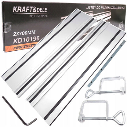*OFERTE-DE-VARA* Sine de ghidare pentru circular de mana 2x700mm, KRAFTSON % Import Polonia %  10196, compatibil cu KD10195