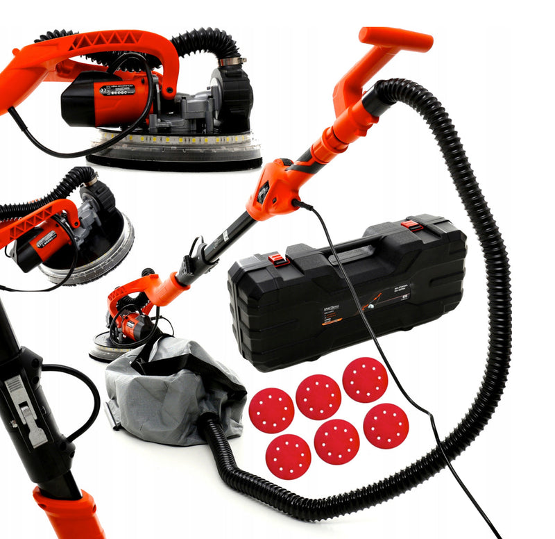 *OFERTELE-IEPURASULUI* Slefuitor pereti cu aspirator si iluminare LED KRAFTSON % Import Polonia %  1740, 1460W, 225 mm, turatie reglabila