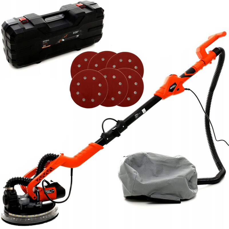 *OFERTELE-IEPURASULUI* Slefuitor pereti cu aspirator si iluminare LED KRAFTSON % Import Polonia %  1740, 1460W, 225 mm, turatie reglabila