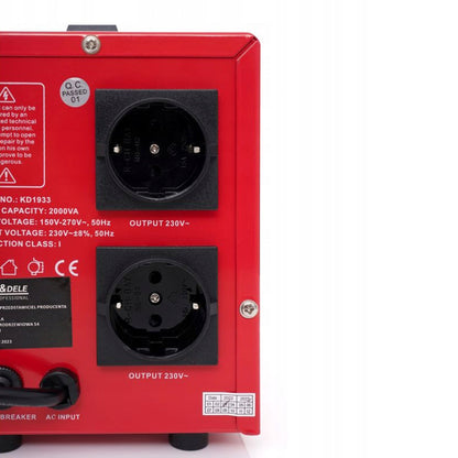 Stabilizator de tensiune POLSKI K1933, 2000VA, 230V