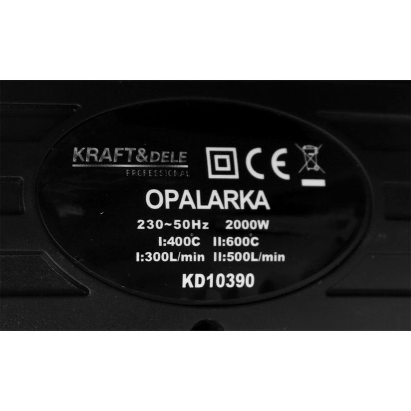 *OFERTELE-IEPURASULUI* Suflanta aer cald KRAFTSON % Import Polonia %  10390, 2000W, 2 trepte, 600ᵒC