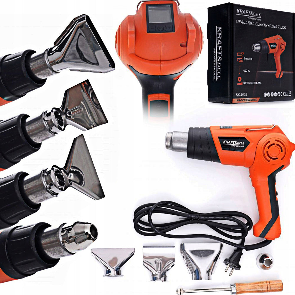 *BLACK-FRIDAY* Suflanta aer cald KRAFTSON % Import Polonia %  3029, 2000W, 2 trepte, 630ᵒC