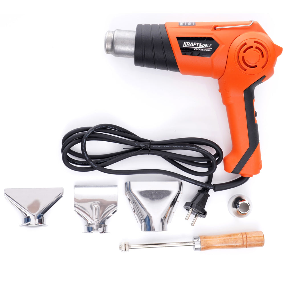 Suflanta aer cald de tip feon industrial POLSKI K3029, 2000W, 2 trepte flux aer, max. 630ᵒC