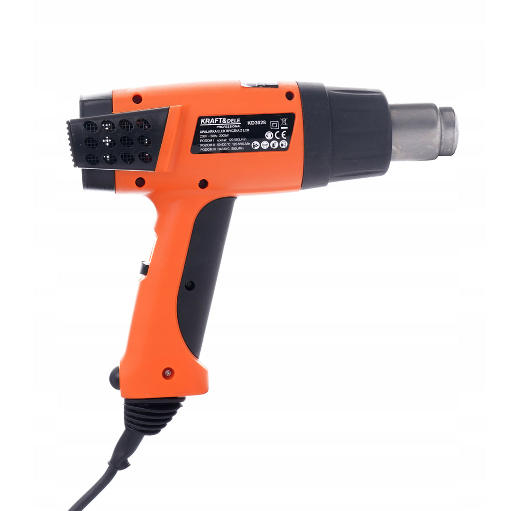 Suflanta aer cald de tip feon industrial POLSKI K3028, 2000W, 3 trepte flux aer, max. 630ᵒC