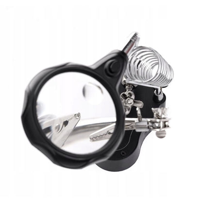Suport de lipit cu lupa si Led, KD10455