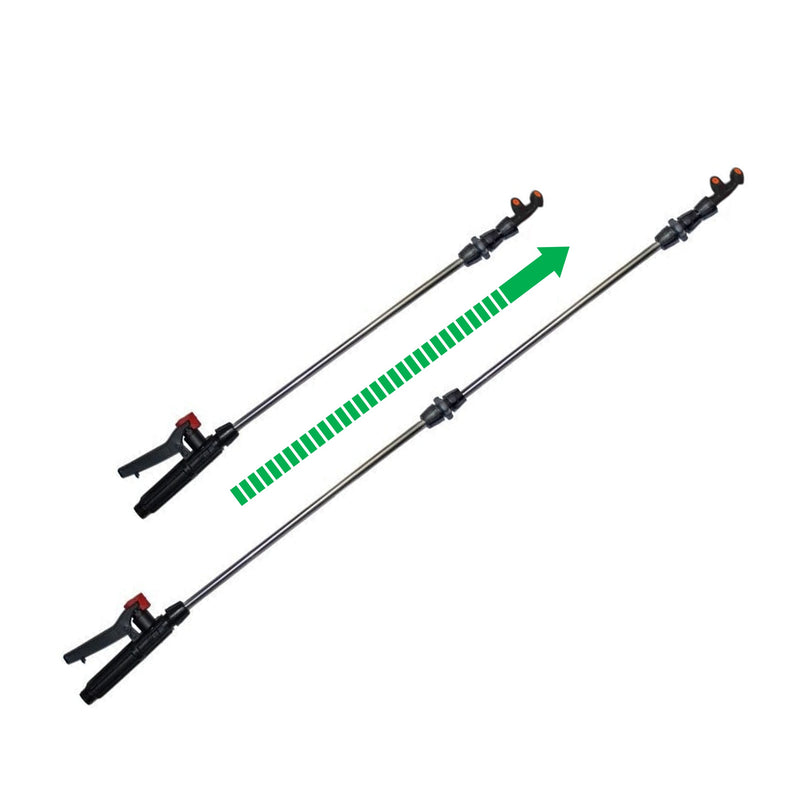 SEZONUL-OFERTELOR *PROMO* SET DEZMAN ȘPRIȚUITOR cu ACUMULATOR, 12 LITRI, Vermorel GALBEN, tija extensibila 1m, + TIJA INOX Extensibila 3 Metri + EXTRA Furtun si Maner