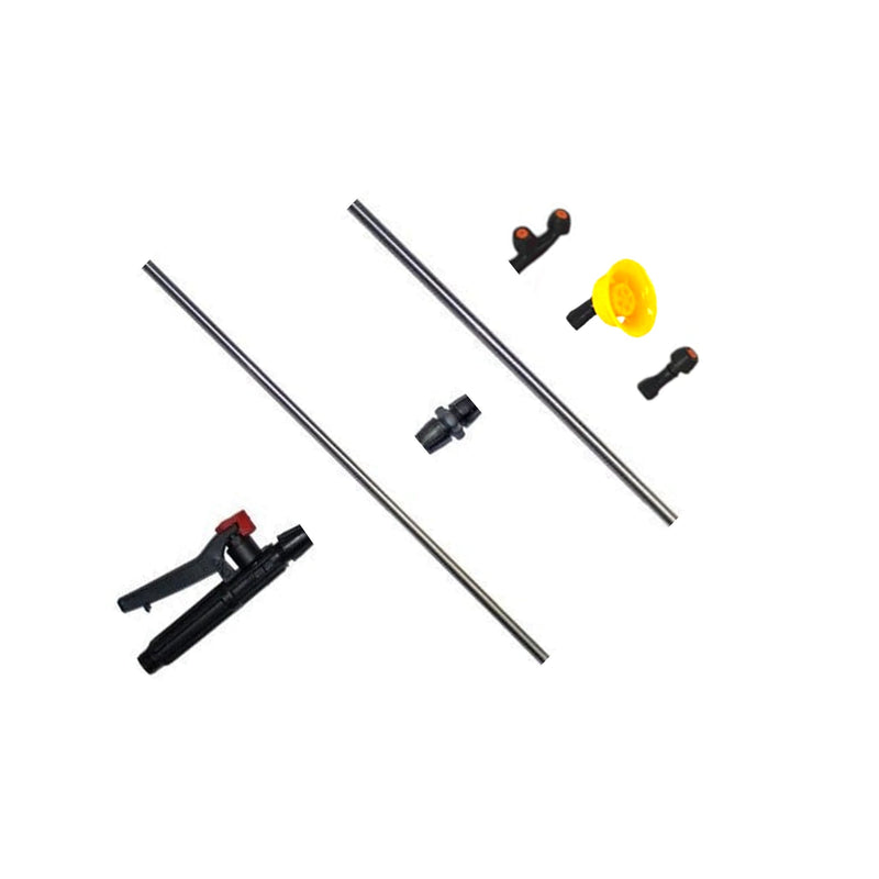 SEZONUL-OFERTELOR *PROMO* SET POMPINA Pompa acumulator+Manuala 18L, Tratamente Pomi si Vie, Vermorel GALBEN, tija extensibila 1m, + TIJA INOX Extensibila 3 Metri, +EXTRA Furtun si Maner