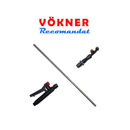*PROMO* Pompa de stropit cu acumulator 12L TURCOAZ-sau-VERDE Pandora, 3 duze incluse, Vermorel cu Regulator Presiune - VÖKNER Recomandat