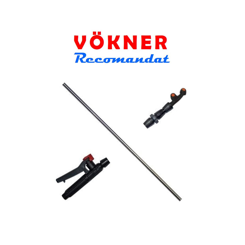 SEZONUL-OFERTELOR SET VÖKNER Șprițuitor 12L, Electric cu Acumulator, Vermorel VERDE, tija extensibila 1m, + TIJA INOX Extensibila 3 Metri + EXTRA Furtun si Maner