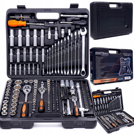 *BLACK-FRIDAY* Trusa scule KRAFTSON % Import Polonia %  10470 219 bucati, valiza de transport inclusa