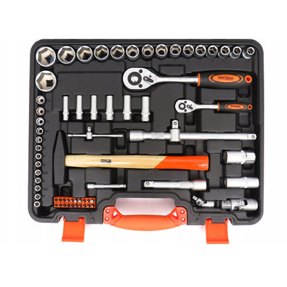 Trusa scule POLSKI K10464, 83 elemente, cutie depozitare inclusa