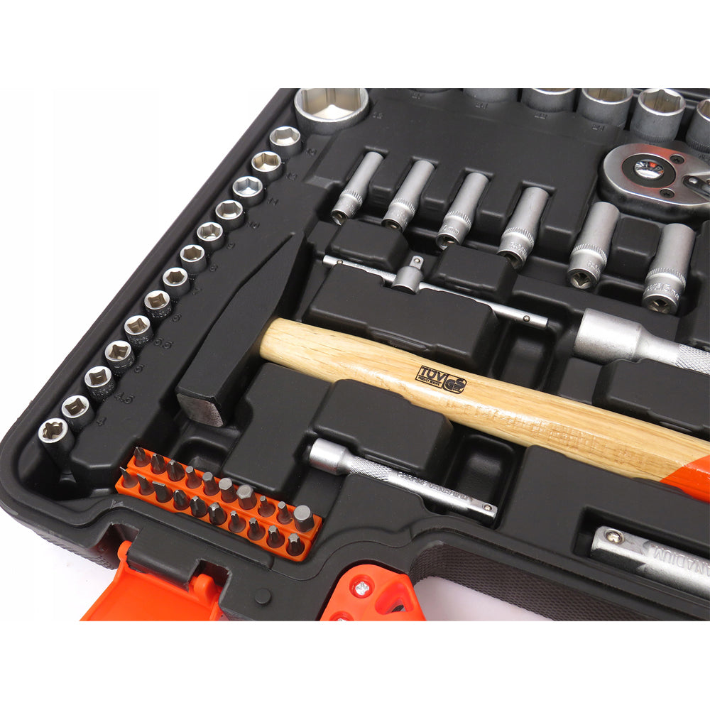 Trusa scule POLSKI K10464, 83 elemente, cutie depozitare inclusa