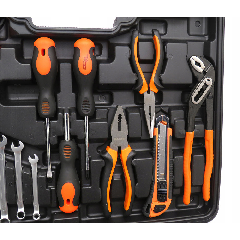 Trusa scule POLSKI K10464, 83 elemente, cutie depozitare inclusa