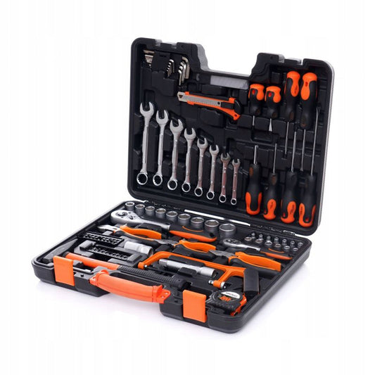 Trusa scule POLSKI K10466, 89 elemente, cutie depozitare inclusa