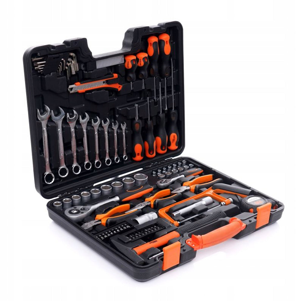 Trusa scule POLSKI K10466, 89 elemente, cutie depozitare inclusa