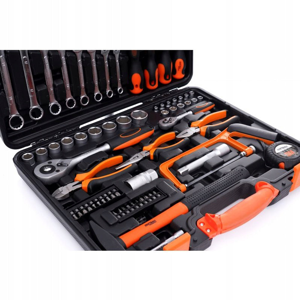 Trusa scule POLSKI K10466, 89 elemente, cutie depozitare inclusa