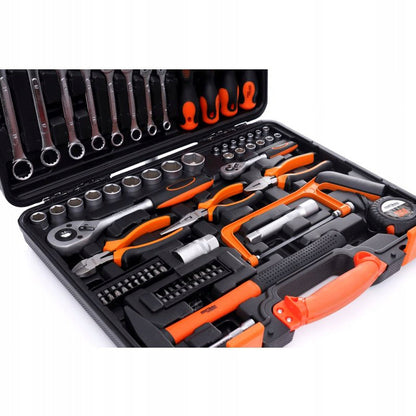 Trusa scule POLSKI K10466, 89 elemente, cutie depozitare inclusa