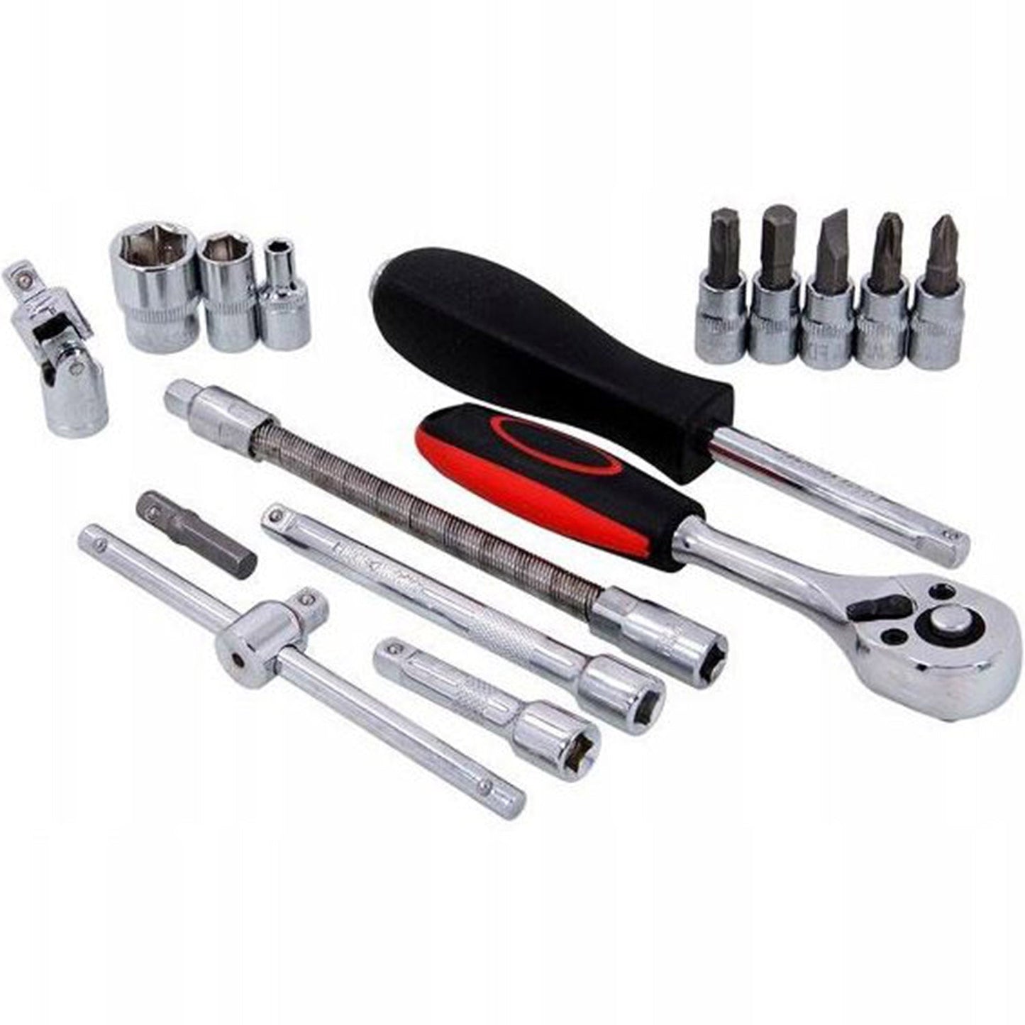 Trusa scule Kraft&Dele KD10525 46 bucati, valiza de transport inclusa