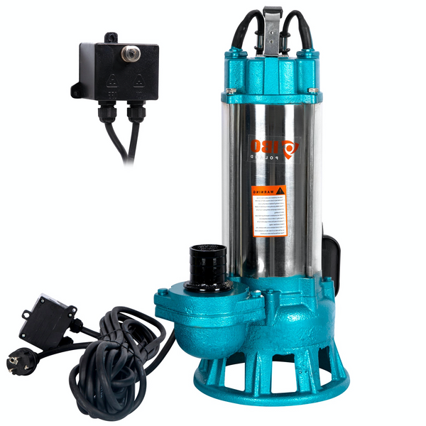 Pompa apa murdara cu tocator IBO Dambat V2200, 2200W, 400 l/min, submersibila