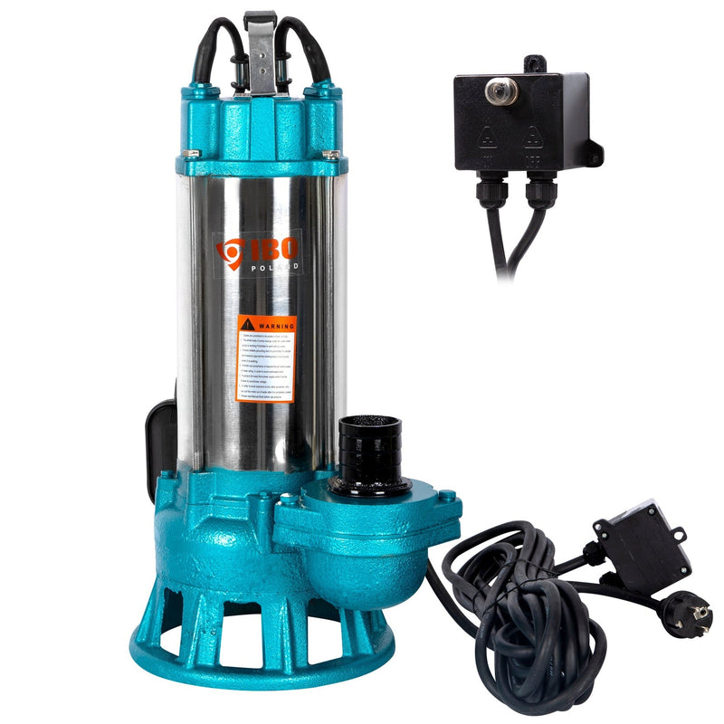 Pompa apa murdara cu tocator POMPINA-Poland V2200, 2200W, 400 l/min, submersibila