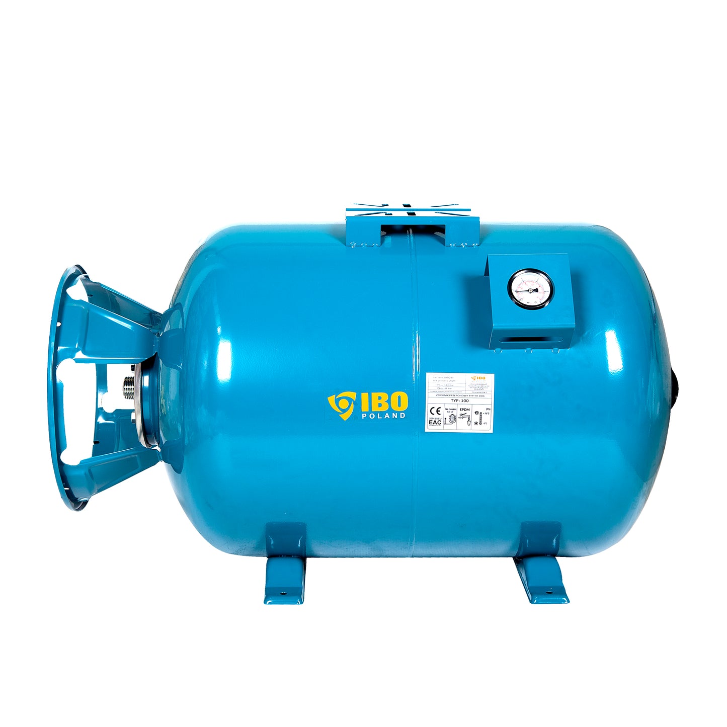 Vas expansiune IBO Dambat 150L, 8 bar, vertical / orizontal cu suport apa rece