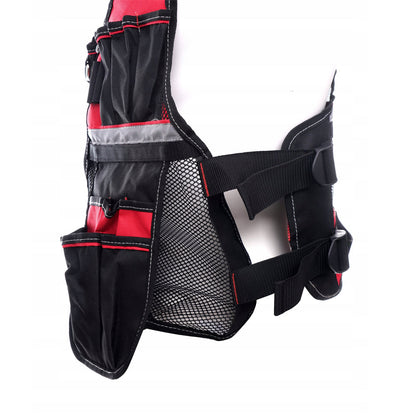 *OFERTE-DE-VARA* Vesta de lucru cu buzunare pentru scule KRAFTSON % Import Polonia %  2049