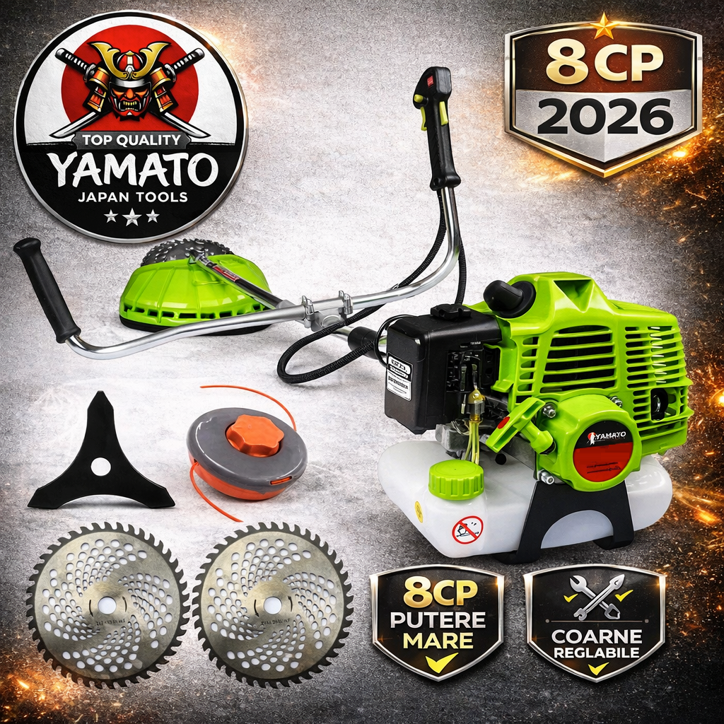 Motocoasa Yamato ZRX-9200 Racing Edition, 8.5CP, Accesorii Incluse Motocoasa Yamato ZRX-9200 Racing Edition, 8.5CP, Accesorii Incluse