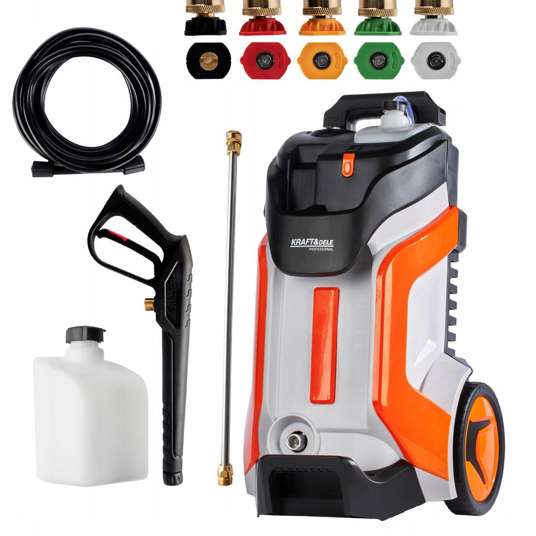 *BLACK-FRIDAY* Aparat de spalat cu presiune KRAFTSON % Import Polonia %  497, 2100W, 6L/min, Accesorii incluse