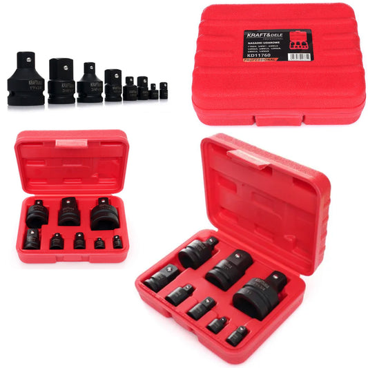 Set tubulare impact Kraft&Dele KD11760, 8 piese, destinat atelierelor profesionale si casnice