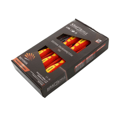 Set 7 surubelnite electrician izolate, include si Detector de Faza, POLSKI K10905, Poza4