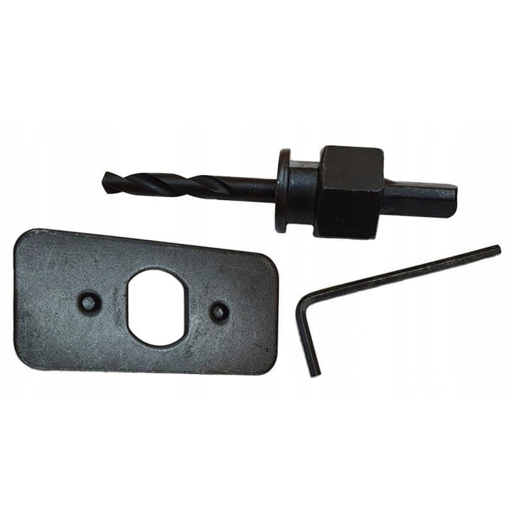 Set 8 carote metalice dintate pentru Gips-Carton (Rigips) si placi lemn, diametre variate 64-127mm, POLSKI K10279, Poza10